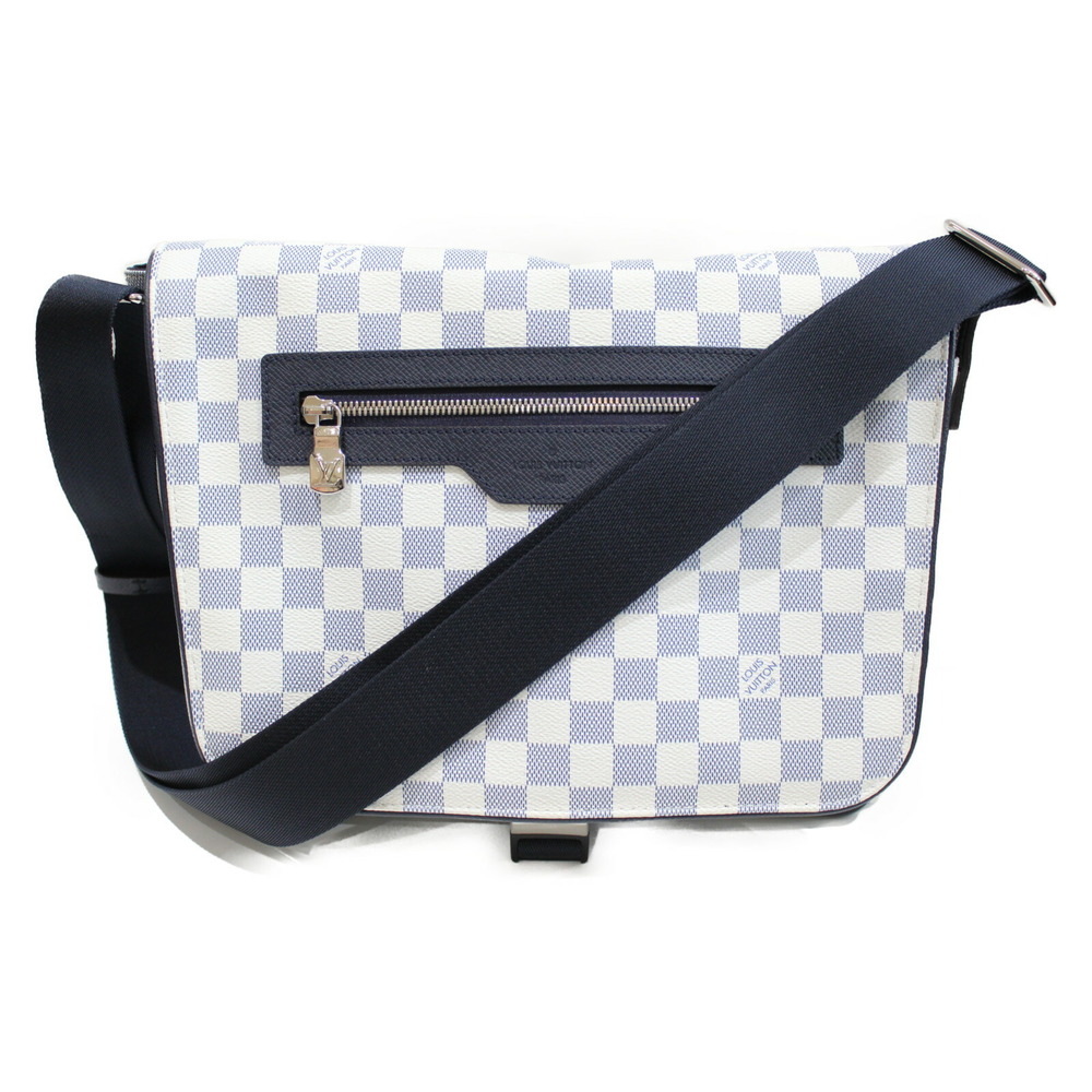 LOUIS VUITTON Matchpoint Messenger Azur White Shoulder Bag